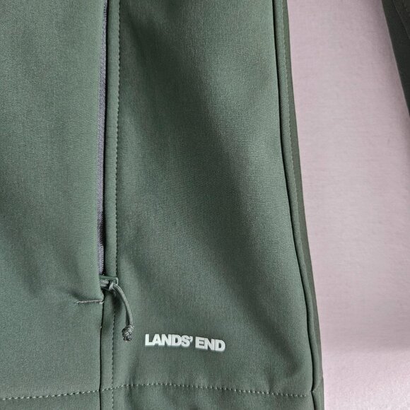 Land's End Womens Stretch Soft Shell Jacket Green Size M - Picture 6 of 10
